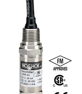 Non-Incendive Pressure Transmitter, 0 psig to 100 psig, 0.25% Accuracy (BFSL), 4 mA to 20 mA Output, 1/4 NPT Male, 1/2 NPT Conduit w/ 6 ft Cable Attached