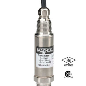 Non-Incendive Pressure Transmitter, 0 psig to 30 psig, 0.25% Accuracy (BFSL), 4 mA to 20 mA Output, 1/4 NPT Male, 1/2 NPT Conduit w/ 6 ft Cable Attached