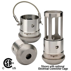 Intrinsically Safe Hammer Union Pressure Transmitter, 0 psig to 6000 psig, 0.25% Accuracy (BFSL), 4 mA to 20 mA Output, 2 in Wing Union, 6 Pin Bayonet