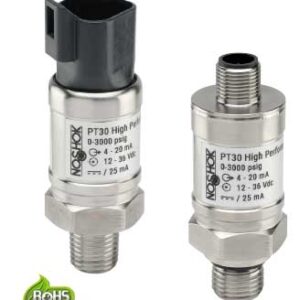 High Performance Fixed Range Pressure Transmitter, 0 to 750 psi gauge, ±0.25% of span, non-linearity best fit straight line per IEC 61298-2 at reference conditions, 0 Vdc to 10 Vdc, 3-wire, 1/2 NPT male, DIN form A no mate